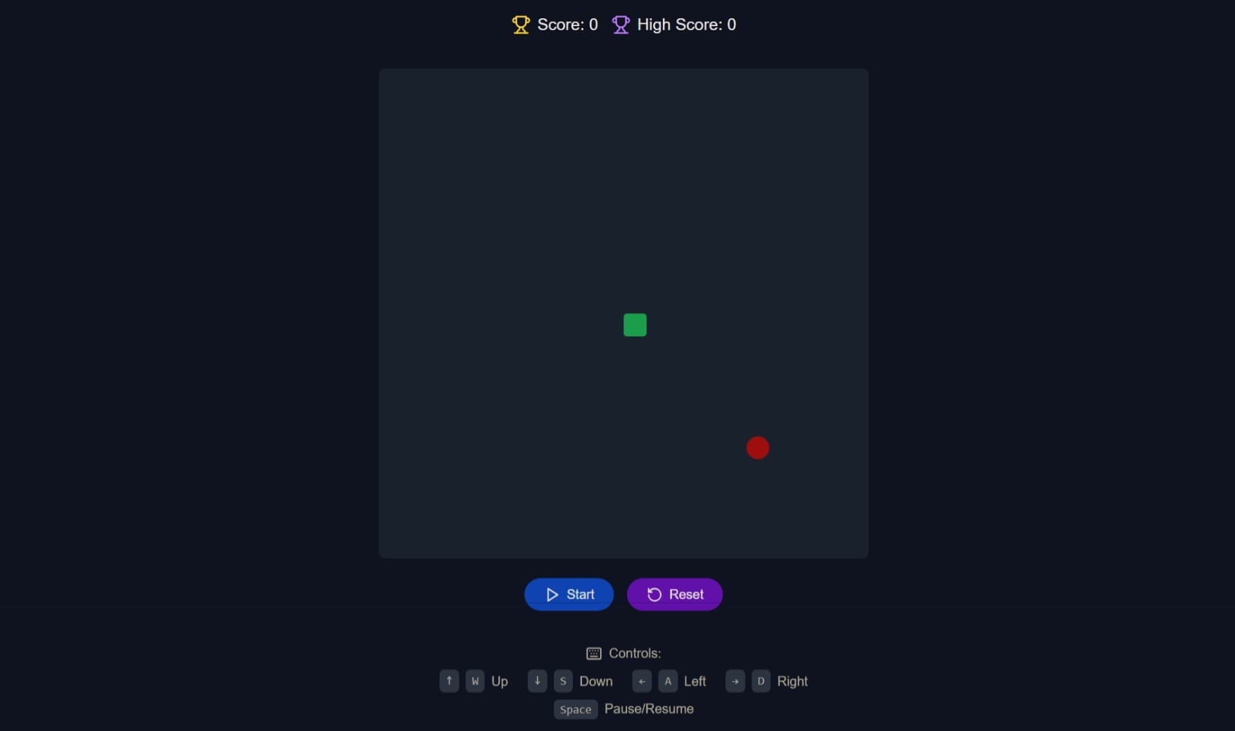 Snake Game screenshot 1