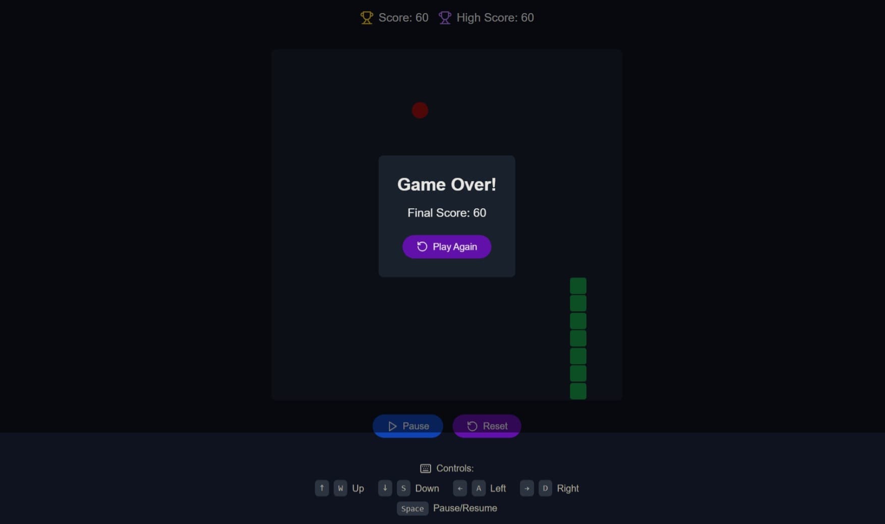 Snake Game screenshot 2